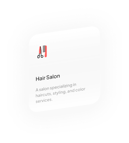 Hair Salon category